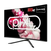 23 Inch and above PC Monitors | piXL  CM27GF6D 27 Inch Curved Frameless Monitor, 165Hz, 6ms Response Time, HDR, Frameless, 1920x1080  | CM27GF6D | ServersPlus