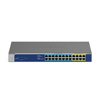 Unmanaged Switches | NETGEAR 24 Port Gigabit (8 POE) Switch - SGS524UP | GS524UP-100EUS | ServersPlus