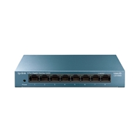 Unmanaged Switches | TP-LINK  LiteWave LS108G 8-Port 10/100/1000Mbps Desktop Network Switch | LS108G | ServersPlus