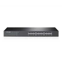 Unmanaged Switches | TP-LINK  24-port Unmanaged 10/100M Rackmount Network Switch, Rackmountable Steel Case | TL-SF1024 | ServersPlus