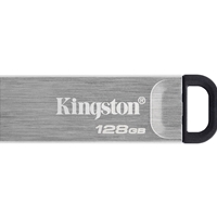USB Flash Drives | KINGSTON  DataTraveler Kyson 128GB USB 3.2 Capless Metal USB Flash Drive | DTKN/128GB  | ServersPlus
