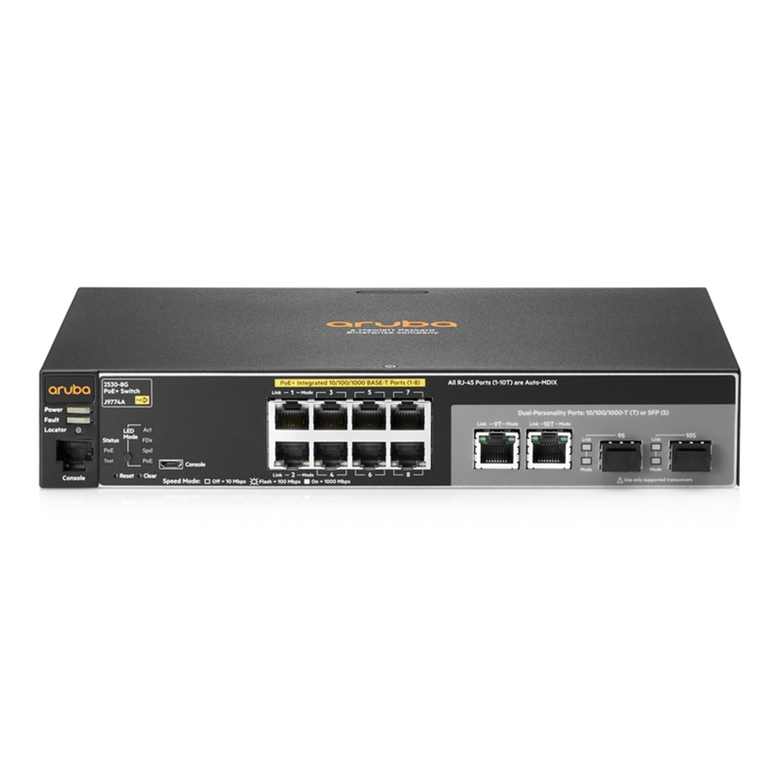 aruba 16 port poe managed switch