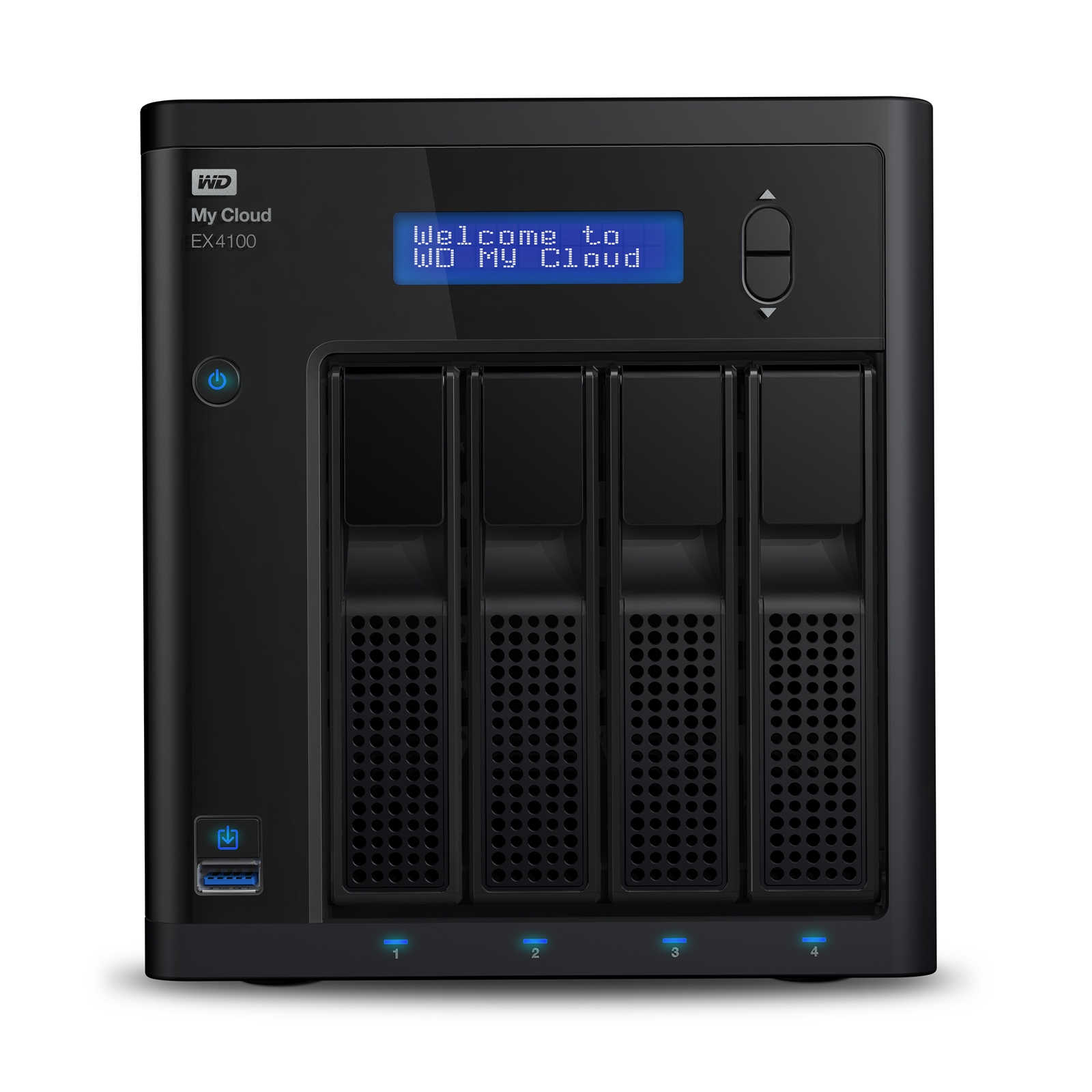 WD My Cloud EX4100 4 Bay Diskless Desktop NAS Enclosure | ServersPlus