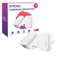 Homeplugs & Powerline Adapters | STRONG  POWERL1000DUOMINIUK AV1000 Mini Powerline Kit (2 Pack) | POWERL1000DUOMINIUK | ServersPlus