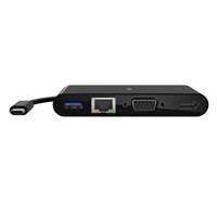 Docking Stations | BELKIN USB-C Multimedia Adapter - AVC005BTBK | AVC005BTBK | ServersPlus