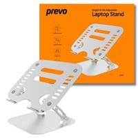 Docking Stations | PREVO  Aluminium Alloy Laptop Stand, Fit Devices from 11 to 17 Inches, Non-Slip Silicone, Height and  | HZ08 | ServersPlus
