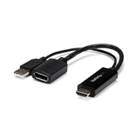 Monitor Accessories | STARTECH HDMI to DisplayPort Active Adapter (USB Powered) | HD2DP | ServersPlus