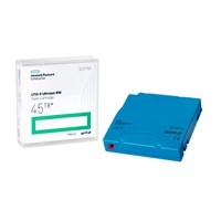 Backup Media | HPE Ultrium 9 - 18 TB / 45 TB - write-on labels - light blue - for P/N: R7E99A R7F00A R7F01A R | Q2079A | ServersPlus