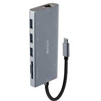 Docking Stations | LINDY  43278 DST-Mini Plus USB-C Laptop Mini Docking Station with 4K HDMI, VGA Support & USB-C 100W P | 43278 | ServersPlus