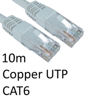 Cat 6 Cables | TARGET RJ45 (M) to RJ45 (M) CAT6 10m White OEM Moulded Boot Copper UTP Network Cable | ERT-610 WHITE | ServersPlus