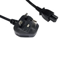 Thin Client Accessories | TARGET UK Mains to Clover C5 5 Amp 1.8m Black OEM Power Cable | RB-290 | ServersPlus