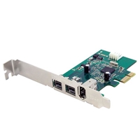 PC Controllers | STARTECH 3 Port 2b 1a 1394 PCI Express FireWire Card Adapter | PEX1394B3 | ServersPlus