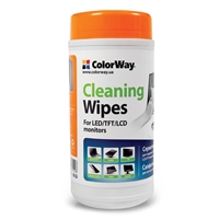 PC Cleaning Products | COLORWAY Cleaning Wipes for LCD and TFT Screens 100 sheets | CW-1071 | ServersPlus
