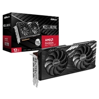 AMD Graphics Cards | ASROCK  AMD Radeon RX7700 XT Challenger 12GB OC Graphics Card, GDDR6, 3x DisplayPort, 1x HDMI, Dual F | RX7700XT CL 12GO | ServersPlus