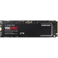 Samsung Solid State Drives (SSD) | SAMSUNG  980 PRO 2TB (MZ-V8P2T0BW) NVMe SSD, M.2 Interface, PCIe Gen4, 2280, Read 7000MB/s, Write 600 | MZ-V8P2T0BW  | ServersPlus