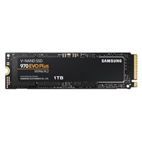 PC Internal Hard Drives & SSD | SAMSUNG  970 EVO PLUS (MZ-V7S1T0BW) 1TB NVMe SSD, M.2 Interface, PCIe Gen3, 2280, Read 3500MB/s, Writ | MZ-V7S1T0BW | ServersPlus
