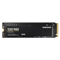 Samsung Solid State Drives (SSD) | SAMSUNG  980 (MZ-V8V500BW) 500GB NVMe SSD, M.2 Interface, PCIe Gen3, 2280, Read 3100MB/s, Write 2600M | MZ-V8V500BW | ServersPlus