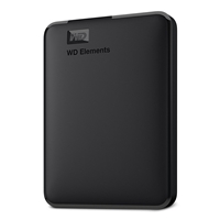 External Hard Drives | WD  Elements 4TB USB 3.0 Black Portable External Hard Drive | WDBU6Y0040BBK-WESN | ServersPlus