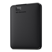 External Hard Drives | WD  Elements 1TB USB 3.0 Black Portable External Hard Drive | WDBUZG0010BBK-WESN | ServersPlus
