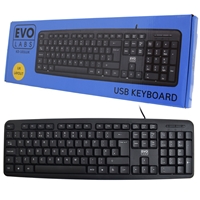 PC Keyboards & Mice | EVO LABS  KD-101LUK USB Desktop Keyboard | KD-101LUK | ServersPlus