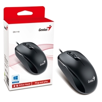 PC Keyboards & Mice | GENIUS  DX-110 USB Black Mouse | 31010116100 | ServersPlus