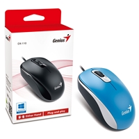 PC Keyboards & Mice | GENIUS  DX-110 USB Blue Mouse | 31010116103 | ServersPlus