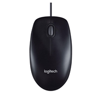 PC Keyboards & Mice | LOGITECH M90 Optical Mouse Black USB | 910-001793 | ServersPlus