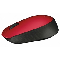 PC Keyboards & Mice | LOGITECH M171 - Mouse - wireless - 2.4 GHz - USB wireless receiver - black red | 910-004641 | ServersPlus