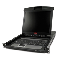 17 Inch PC Monitors | APC AP5808 17-Inch Rackmount Console 8-Port KVM | AP5808 | ServersPlus