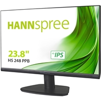 23 Inch and above PC Monitors | HANNSPREE  HS248PPB 23.8 Inch HS-IPS, 1920 x 1080, HDMI, DisplayPort Full HD Monitor, Black | HS248PPB | ServersPlus