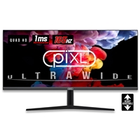 23 Inch and above PC Monitors | piXL CM34G3 34 Inch Ultrawide IPS LED Monitor (165Hz, 1ms Response) | CM34G3 | ServersPlus