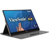 15 Inch PC Monitors | VIEWSONIC  TD1655 16-Inch USB-C Multi-Touch, IPS Portable Monitor, 1920x1080, 60Hz, Mini HDMI, Speake | TD1655 | ServersPlus