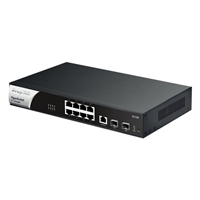 Managed Network Switches | DRAYTEK VigorSwitch G2100 8-Port Gigabit Managed Switch with 2 x SFP | VSG2100-K | ServersPlus