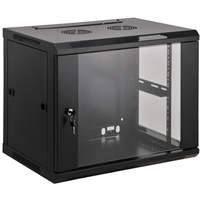 Wall Cabinets | INTELLINET 6U Wallmount Comms Cabinet (500mm depth) - Black | 711753 | ServersPlus