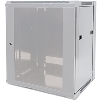 Wall Cabinets | INTELLINET 9U Wallmount Comms Cabinet (450mm depth) - Grey | 711784 | ServersPlus