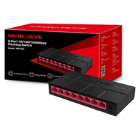 Unmanaged Switches | MERCUSYS  MS108G 8 Port Gigabit Ethernet Network Switch | MS108G | ServersPlus