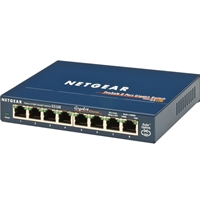 Unmanaged Switches | NETGEAR ProSafe 8 Port Gigabit Desktop Switch | GS108UK | ServersPlus