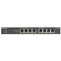 Unmanaged Switches | NETGEAR 8-Port Gigabit Unmanaged PoE+ Switch - GS308PP | GS308PP-100EUS | ServersPlus