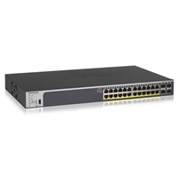 Smart Managed Network Switches | NETGEAR 28PORT POE+ GB SMART MGD SWITCH | GS728TP-200EUS | ServersPlus