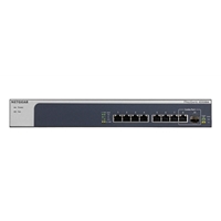 Unmanaged Switches | NETGEAR 7 x 10GbE Unmanaged Switch with combo SFP+ - XS508M | XS508M-100EUS | ServersPlus