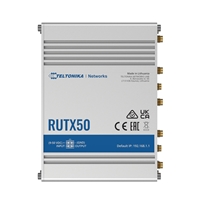 Wireless Routers | TELTONIKA  RUTX50 Industrial 5G Gateway Router - RUTX50 | RUTX50000100 | ServersPlus