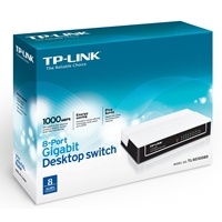 Unmanaged Switches | TP-LINK  TL-SG1008D 8-Port Gigabit Desktop Switch,8 10/100/1000Mbps RJ45 ports,Plastic case | TL-SG1008D | ServersPlus