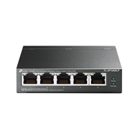 Unmanaged Switches | TP-LINK  TL-SF1005LP 5-Port Gigabit Desktop Switch with  4-Port PoE+ | TL-SF1005LP | ServersPlus