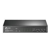 Unmanaged Switches | TP-LINK  TL-SF1009P 9-Port 10/100 Mbps Desktop Switch with 8-Port PoE+ Switch | TL-SF1009P | ServersPlus