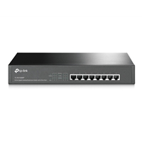 Unmanaged Switches | TP-LINK  TL-SG1008MP - Switch - unmanaged - 8 x 10/100/1000 (PoE+) - desktop rack-mountable - PoE+ (1 | TL-SG1008MP | ServersPlus