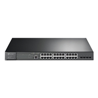 Managed Network Switches | TP-LINK JetStream 24-Port Gigabit L2 Managed PoE+ Switch With 4 SFP Slots | TL-SG3428MP | ServersPlus