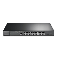 Managed Network Switches | TP-LINK  JetStream TL-SG3428XMP V1 switch, Managed, 24 x 10/100/1000 (PoE+), 4 x 10 Gigabit SFP, rack | TL-SG3428XMP | ServersPlus