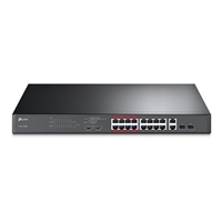 Unmanaged Switches | TP-LINK  TL-SL1218MP 16 Port Unmanaged Gigabit PoE+ Switch | TL-SL1218MP | ServersPlus