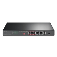 Unmanaged Switches | TP-LINK  TL-SL1218P 16-Port 10/100Mbps Switch with PoE+ | TL-SL1218P | ServersPlus