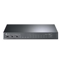 Unmanaged Switches | TP-LINK TL-SL1311MP Unmanaged 8 Port PoE+ Fast Ethernet Switch with 2 x 1GbE Ports plus SFP | TL-SL1311MP | ServersPlus